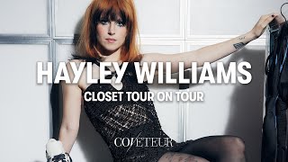 Hayley Williams Closet Tour on Tour  Coveteur [upl. by Erdried]