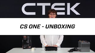 Tutorials  CTEK CS ONE  Unboxing [upl. by Olihs]