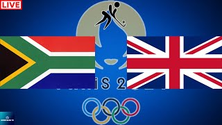 2024 PARIS OLYMPICS SOUTH AFRICA vs GREAT BRITAIN MENS FIELD HOCKEY LIVE GAME CAST amp CHAT [upl. by Nav]