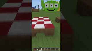 Minecraft Picnic Tutorial minecraft minecraftshorts youtubeshorts [upl. by Elstan788]