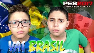 A REVANCHE BRASIL x ALEMANHA PES 2017 – BRASIL RUMO AO HEXA [upl. by Apoor225]