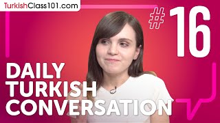 How to Understand an Announcement in Turkish  Daily Conversations 16 [upl. by Humph347]