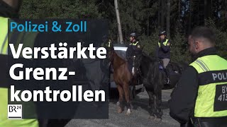 Aktionen gegen Schleuser Flexiblere und intensivere Grenzkontrollen  Abendschau  BR24 [upl. by Floeter]