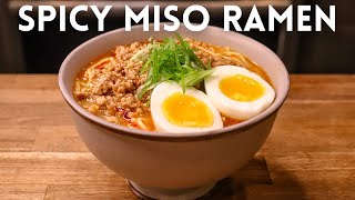 Creamy Spicy Miso Ramen in 15 Minutes [upl. by Telrahc]