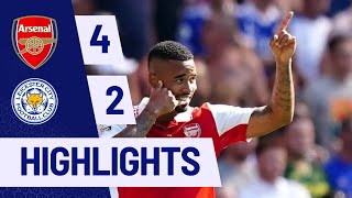 Arsenal 42 Leicester  All Goals amp Highlights  Premier League 202425 [upl. by Dilks]