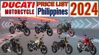 Ducati Price List in Philippines [upl. by Ecyak]