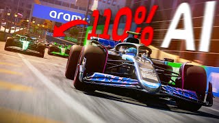 Trying To Win In An Alpine Against 110 AI Around Monaco ON F1 24 [upl. by Enimrej]