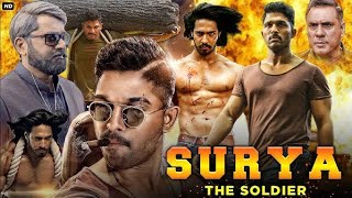 Surya the soldier  south movie in hindi  Action movie  Allu Arjun Facts and review [upl. by Ahtiek]