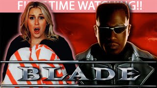 BLADE 1998  FIRST TIME WATCHING  MOVIE REACTION [upl. by Lladnor]