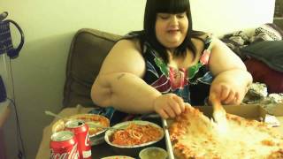 Italian Feast Mukbang with Candy Eating Show [upl. by Obe513]