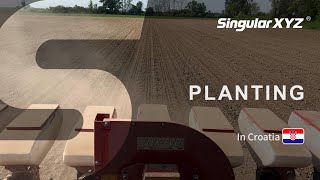 SAgro150 Autosteer Kit Helps Planting in Croatia [upl. by Rather]