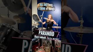 Black Sabbath  Paranoid Drum Cover  Drummer Cam Performed By Female Teen Drummer Lauren Young [upl. by Sulecram]