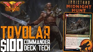 Tovolar Dire Overlord  EDH 100 Budget Deck Tech  Commander  Innistrad Midnight Hunt  Werewolf [upl. by Tterag128]