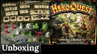 Heroquest Jungles of Delthrak  Unboxing [upl. by Tamarra]