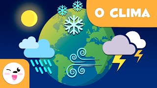 O clima para crianças  Os tipos de clima [upl. by Ayotac888]