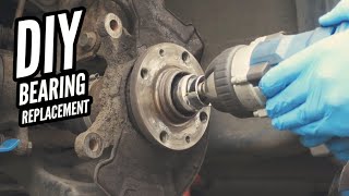 How To Replace a Wheel Bearing in Situ Without Removing the Knuckle [upl. by Oribelle]