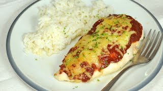 Pechugas al horno con tomate y queso mozzarella ¡Super jugosas [upl. by Henghold]