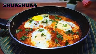 Shukshuka Recipe  Eggs In Tomato Sauce  Sehri Special Recipe  How To Make Basic Shukshuka [upl. by Atilem]