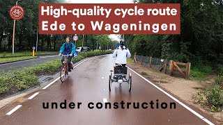 Ride from Ede to Wageningen Netherlands [upl. by Sahcnip]