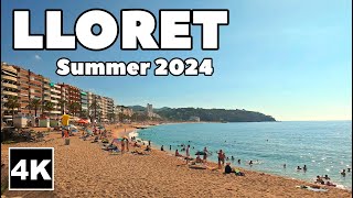 Lloret de Mar Morning Walk Summer 2024 [upl. by Ahsinnek3]