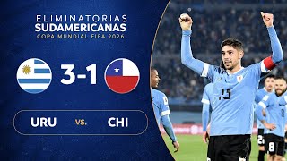 URUGUAY vs CHILE 31  RESUMEN  ELIMINATORIAS SUDAMERICANAS  FECHA 1 [upl. by Vernon]