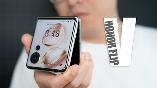 Honor Magic V Flip Full Review The First Honor Flip Has a 4quot Huge External Screen [upl. by Alleunam]