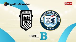 CUNIBURO VS GUAYAQUIL CITY  LIGAPRO ECUABET 2024 [upl. by Ferrel]