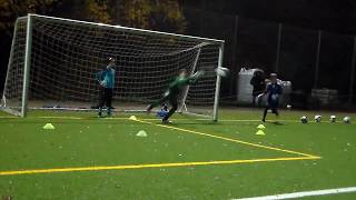 Goalkeeper trainingMålmandstræning AGFAarhus Football Club  U11U12 [upl. by Konyn226]