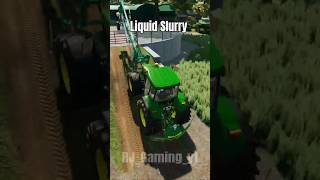 Using Liquid Slurry Spreading  Farming Simulator 22  shorts [upl. by Aisitel]