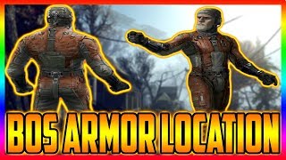 Fallout 76 BOS Knight Armor Plan Location [upl. by Katerina579]