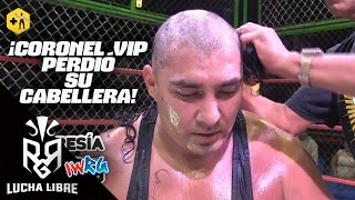 ¡Hijo del Pirata Morgan es el gran ganador de LuchadoresAlGritoDeGuerra rapando a Coronel VIP [upl. by Oak]