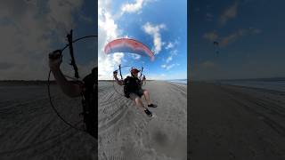 Paramotor Take Off youtubeshorts dream ozoneparamotors adventure beach ppg [upl. by Fagaly]