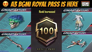 😍BGMI NEW UPDATE amp ROYAL PASS IS HERE  A3 ROYAL PASS IS HERE  BGMI amp PUBG   SAMSUNGA3A5A6A7 [upl. by Drisko131]