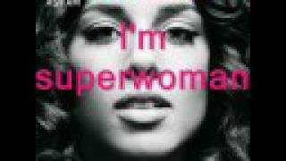 Alicia Keys Superwoman wlyrics [upl. by Clint487]