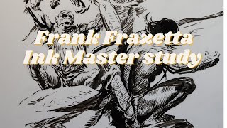 Frank Frazetta INK Master study [upl. by Joslyn230]