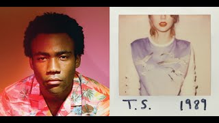 Childish Gambino vs Taylor Swift  Shake Your Sweatpants Off Mashup [upl. by Ahtivak]