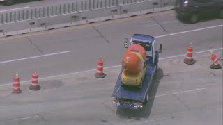 Oscar Mayer Wienermobile flips onto its side after crash [upl. by Aelhsa]