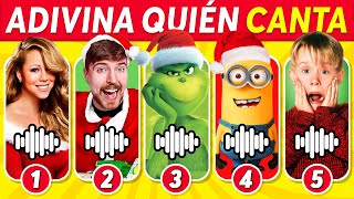 🔊 Adivina Quién Canta 🎅🎵 Edición NAVIDAD🎄  Mariah Carey Merlina Elsa Mario [upl. by Selwyn]