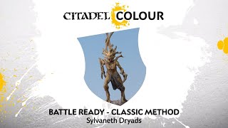 How to Paint Battle Ready Sylvaneth Dryads – Classic Method [upl. by Acinorav628]