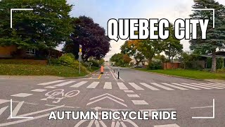 Autumn afternoon bicycle ride Quebec City [upl. by Eema52]