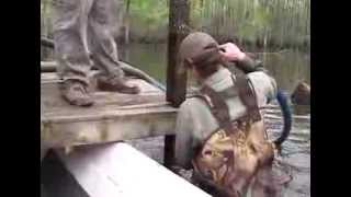 Building a Duck Blind in the Swamp with UreaDuck Decoys [upl. by Balfour]