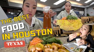 We ate the BEST Vietnamese Food amp Street Tacos in Houston Texas [upl. by Ntsud]