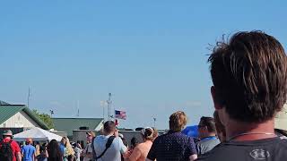 EAA 2024 air show  F22 [upl. by Anaeed762]