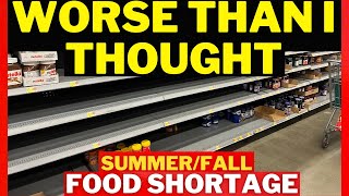 13 Food Shortages Coming SUMMER FALL  Food Shortages 2022  SHTF [upl. by Shetrit]