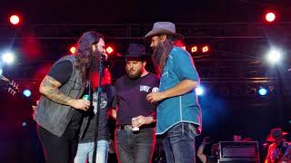 Cody Jinks joined by Whitey Morgan Paul Cathen amp Ward Davis  Cast No Stones chorus only 72118 [upl. by Parnell]