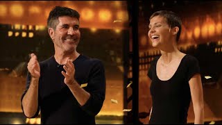 Simon Cowell in tears while watching Nightbirde  shorts [upl. by Mosora]