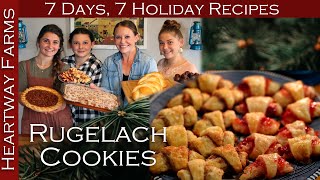 How To Make Homemade Rugelach Cookies  Christmas Pastries  Christmas Cookies  Dessert Recipes [upl. by Doig]