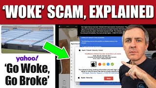 Go Woke Go Broke Scam Ads on Yahoo Are So Elaborate Theyre Also Incredibly Dangerous [upl. by Elyod]