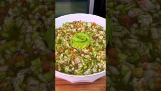 How to Make Ceviche de Camarón en Salsa Verde Easy Shrimp Recipe shorts [upl. by Salvay]