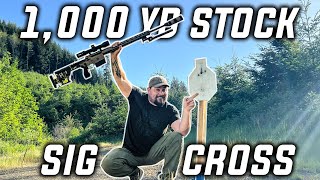 Setting up STOCK SIG CROSS magnum for 1000yds in UNDER 1 HOUR [upl. by Ruscio]